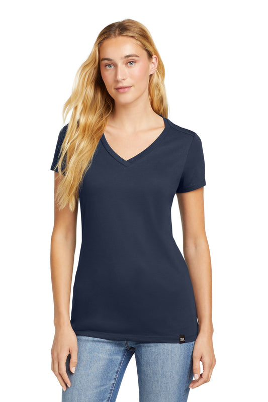 New Era  Women's Heritage Blend V-Neck Tee. LNEA101 - True Navy