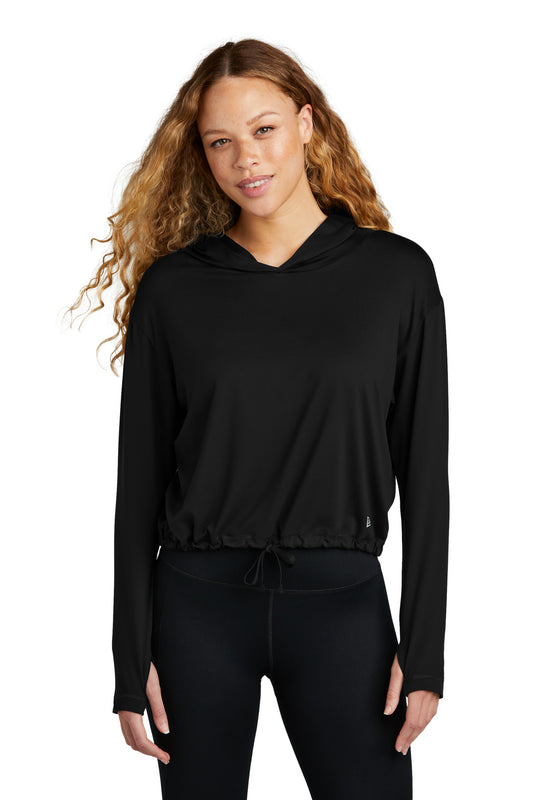 New Era Women's Power Long Sleeve Hoodie LNEA229 - Black