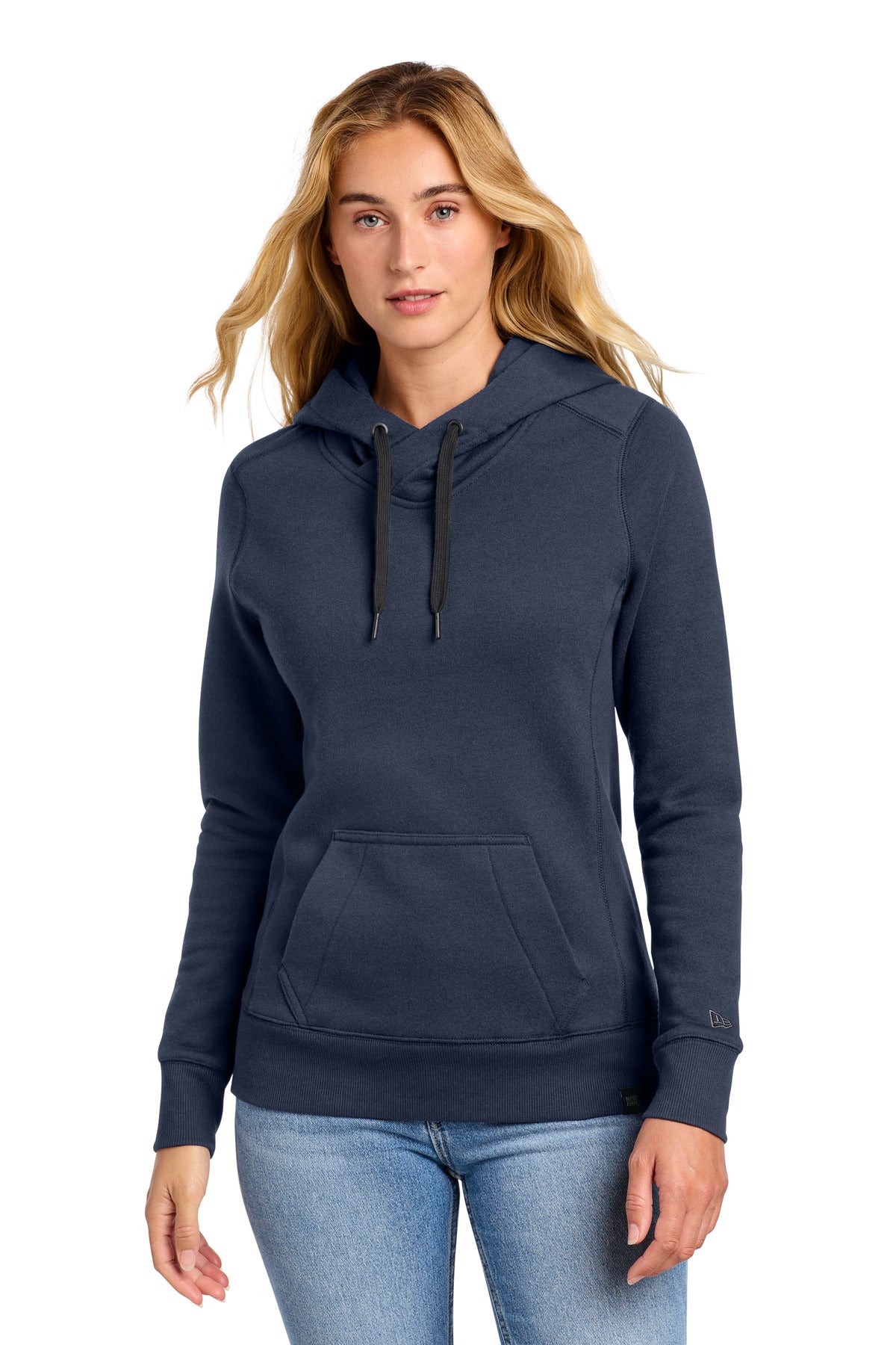 New Era  Women's French Terry Pullover Hoodie. LNEA500 - True Navy