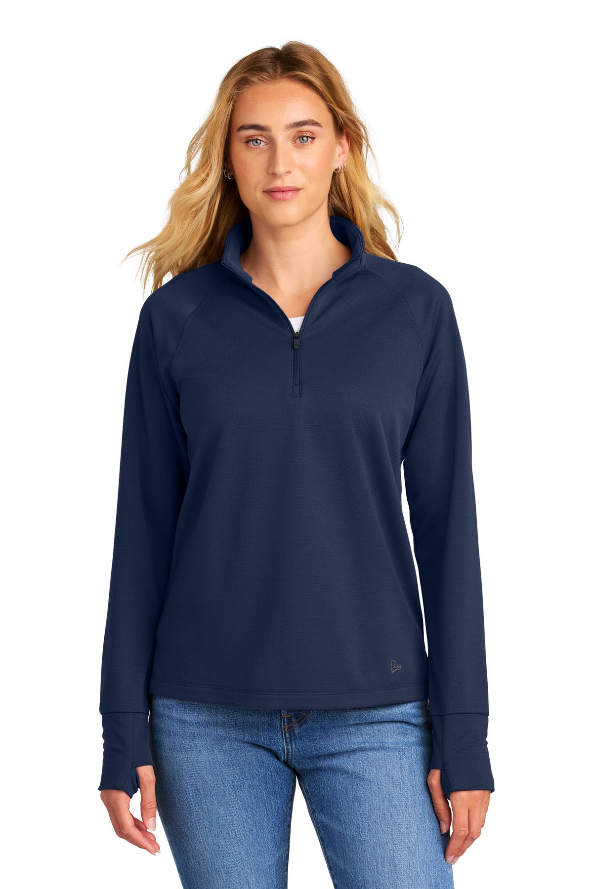 New Era Women's Stand Out 1/4-Zip LNEA515 - True Navy