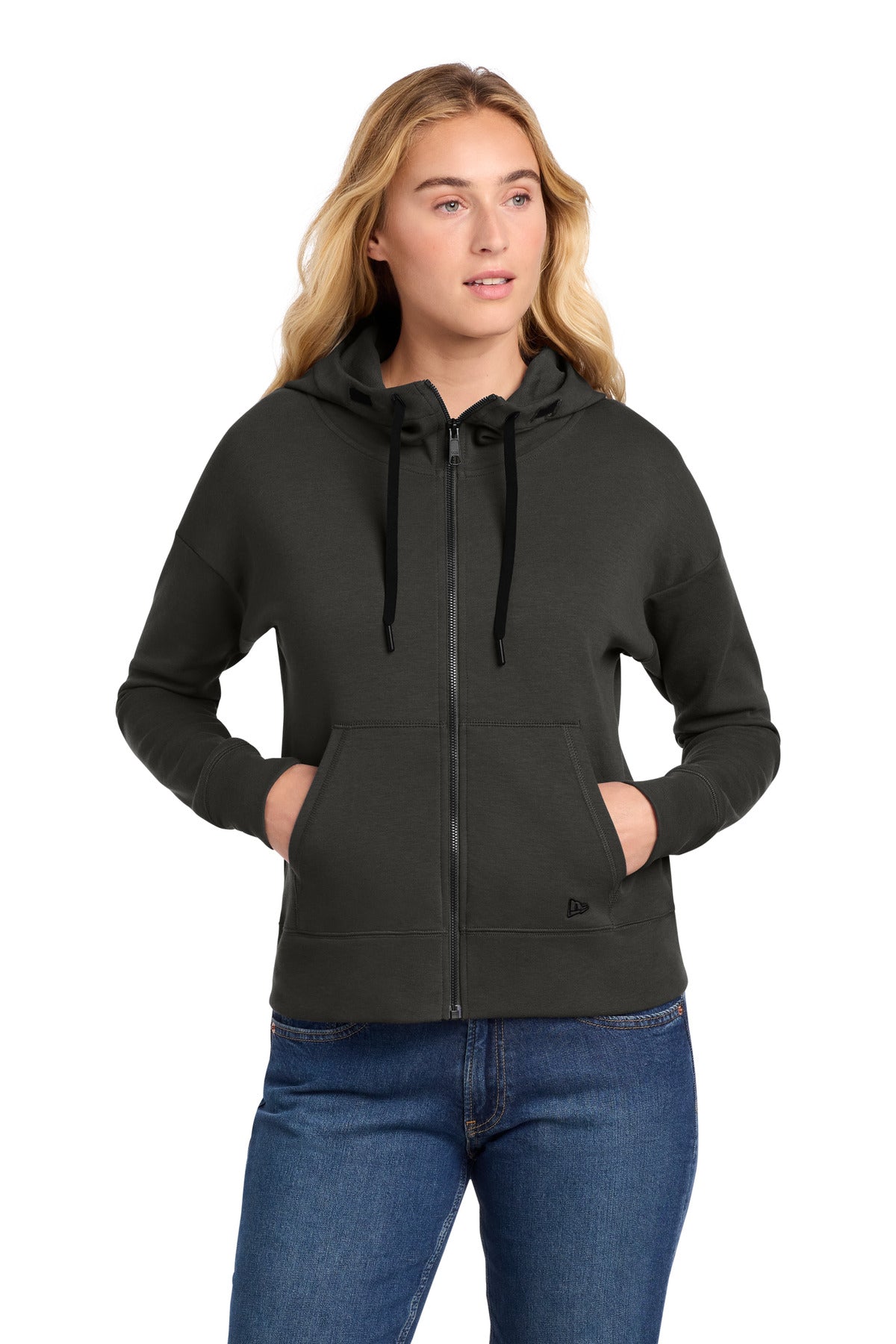 New Era Women's STS Full-Zip Hoodie LNEA540 - Graphite