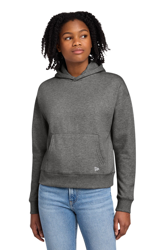 New Era Women's Comeback Fleece Pullover Hoodie LNEA550 - Dark Heather Grey