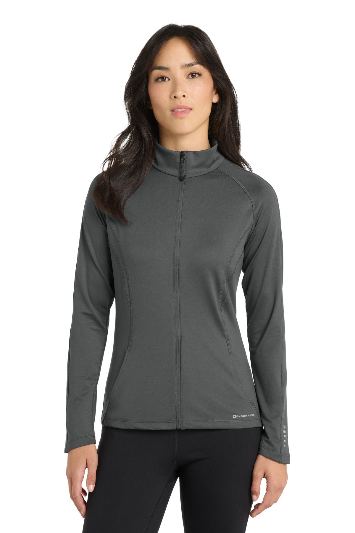 OGIO Women's Radius Full-Zip. LOE551 - Gear Grey