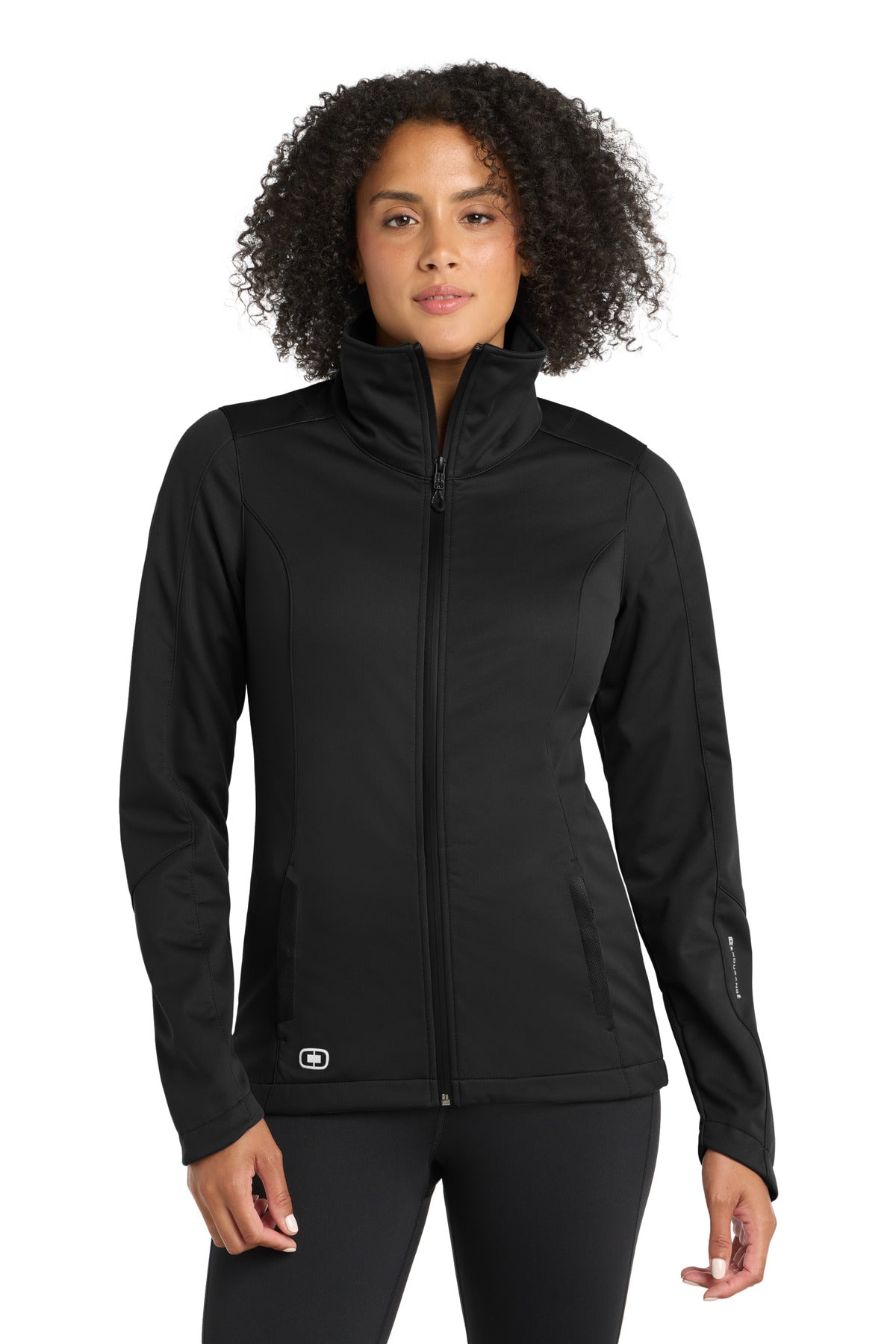 OGIO Women's Crux Soft Shell. LOE720 - Blacktop
