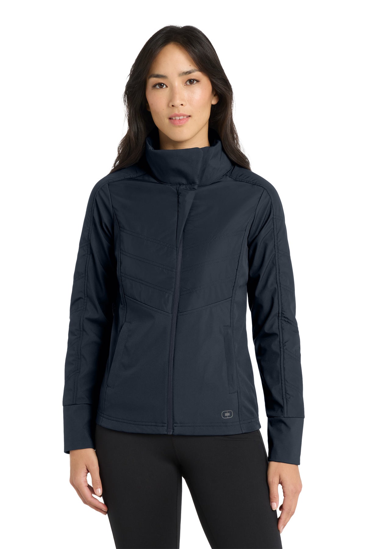 OGIO Women's Brink Soft Shell. LOE722 - Propel Navy