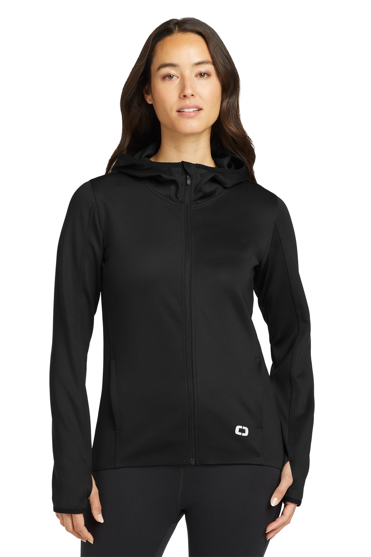 OGIO  Women's Stealth Full-Zip Jacket. LOE728 - Blacktop