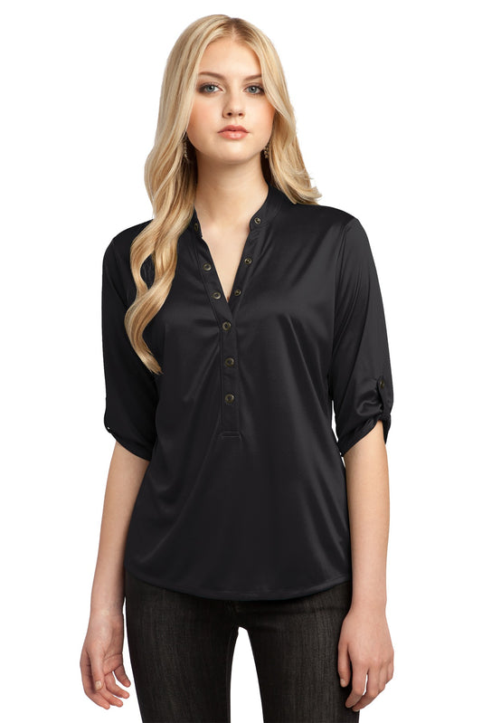 OGIO - Crush Henley. LOG111 - Blacktop