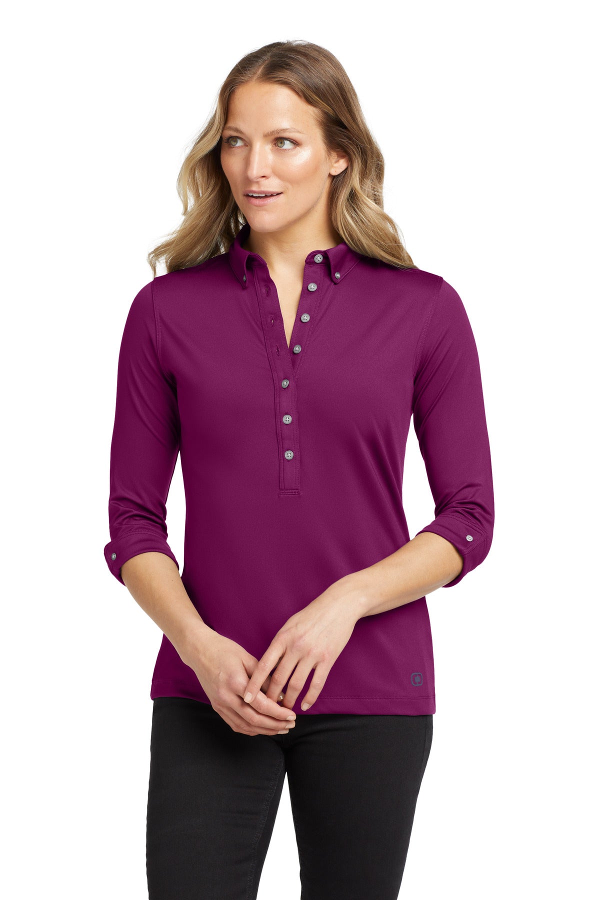 OGIO Women's Gauge Polo. LOG122 - Berry Burst
