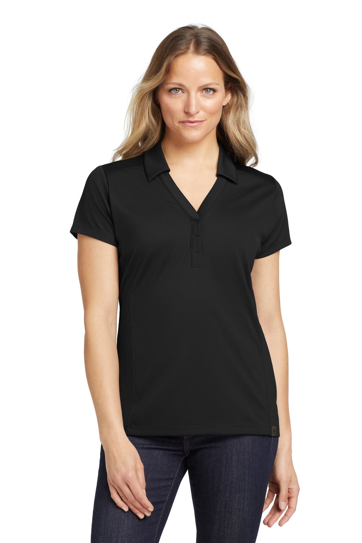 OGIO Women's Framework Polo. LOG125 - Blacktop