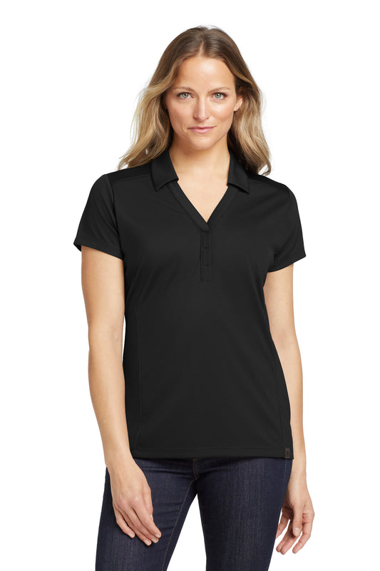 OGIO Women's Framework Polo. LOG125 - Blacktop