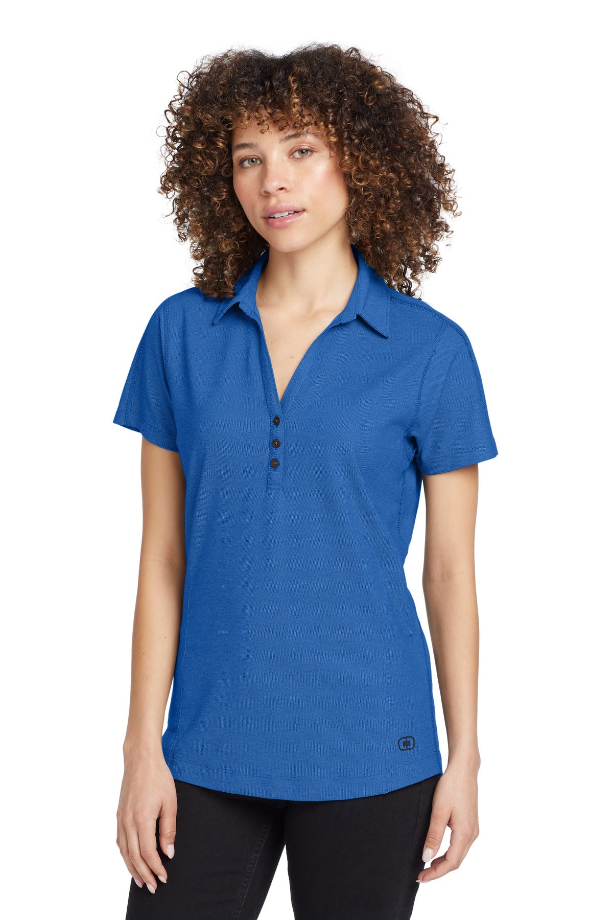 OGIO Women's Onyx Polo. LOG126 - Electric Blue