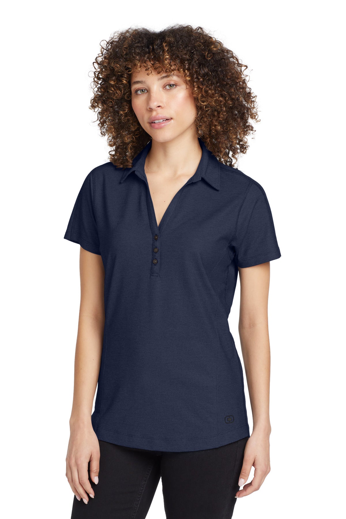 OGIO Women's Onyx Polo. LOG126 - Navy