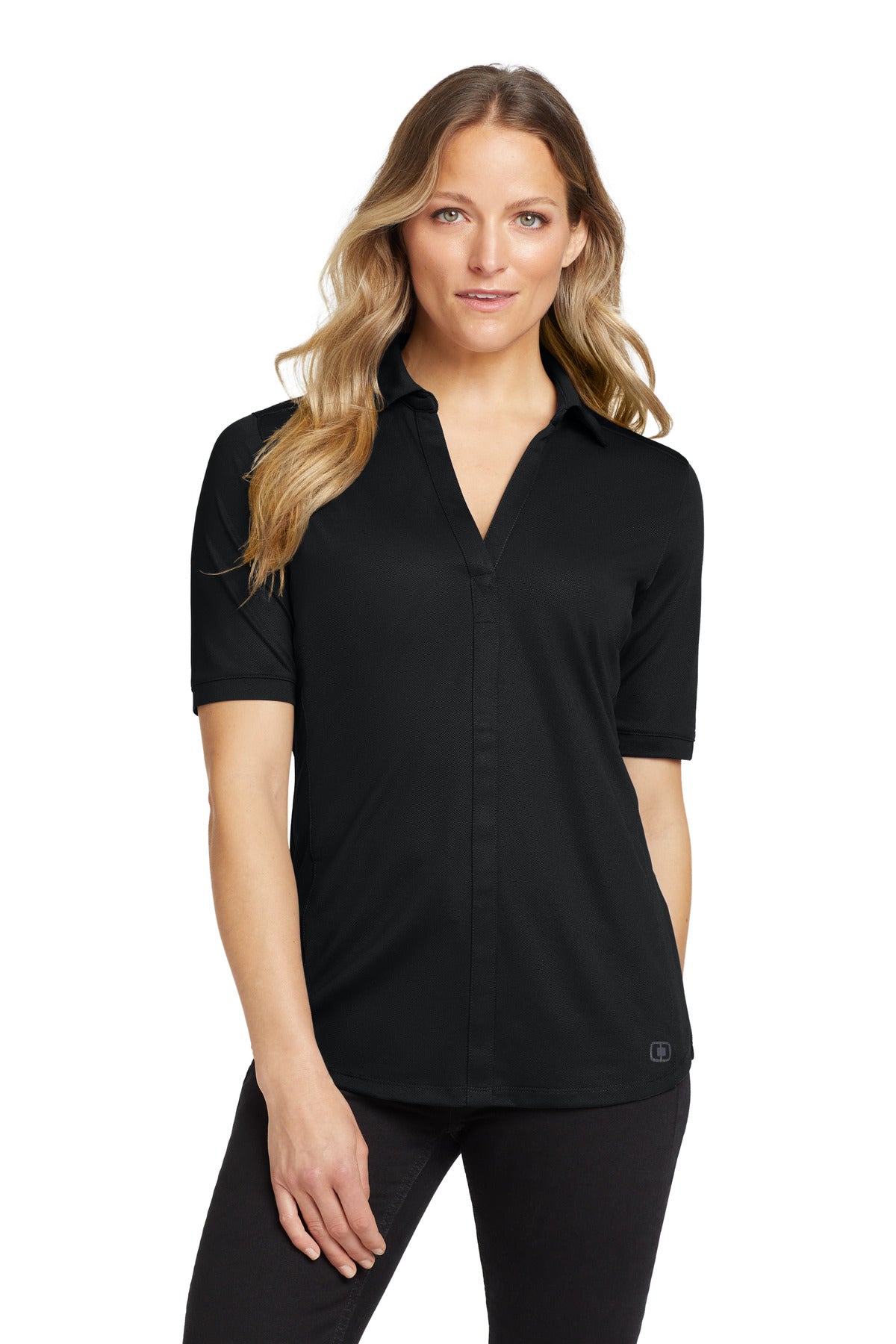 OGIO Women's Metro Polo. LOG130 - Blacktop