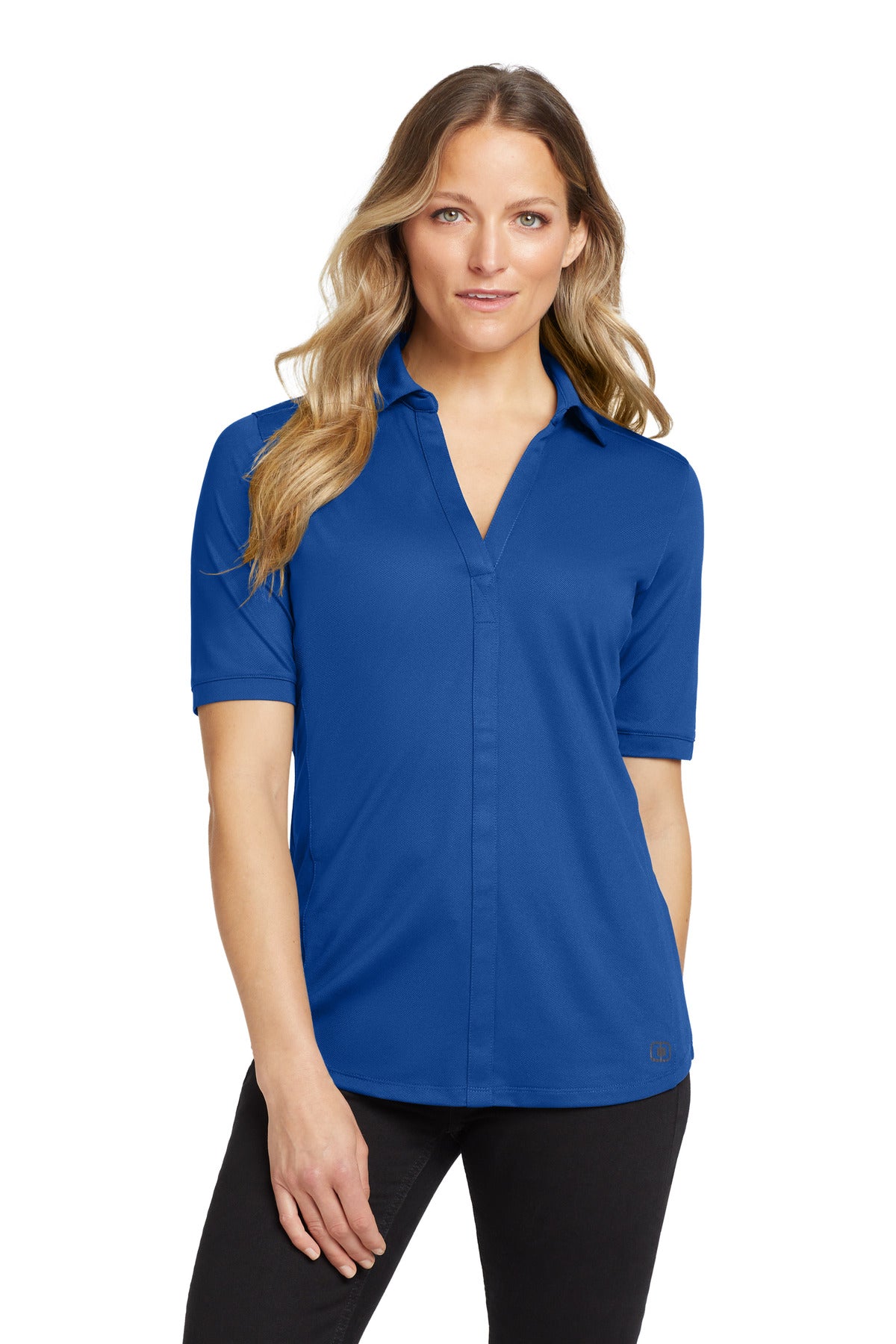 OGIO Women's Metro Polo. LOG130 - Enzyme Blue