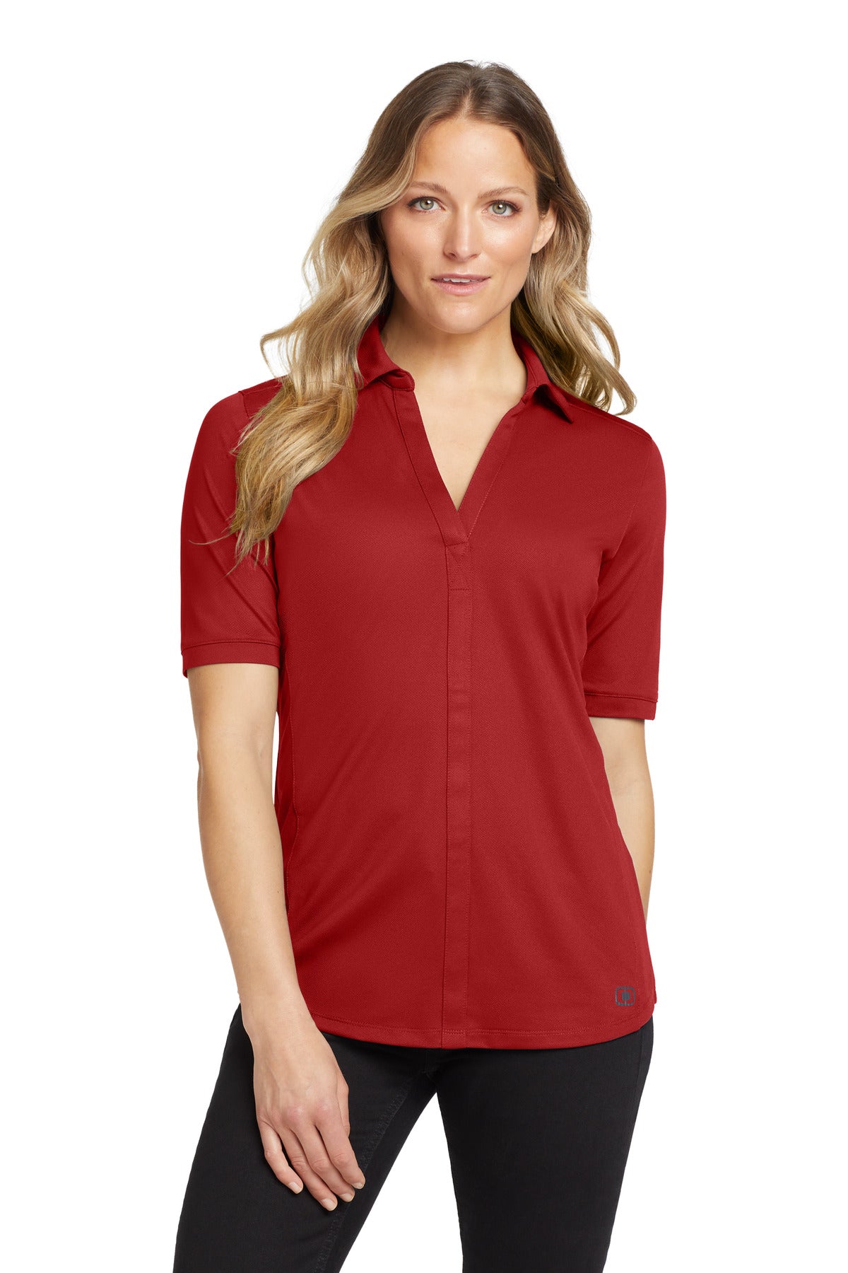 OGIO Women's Metro Polo. LOG130 - Ripped Red