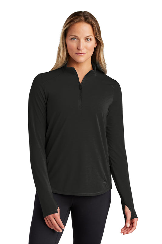 OGIO Women's Motion 1/4-Zip LOG153 - Blacktop