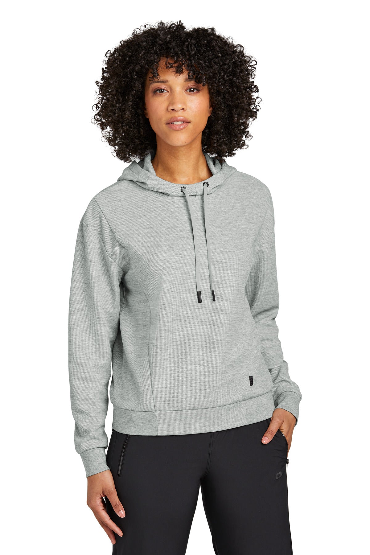 OGIO Women's Revive Hoodie LOG162 - Light Heather Grey