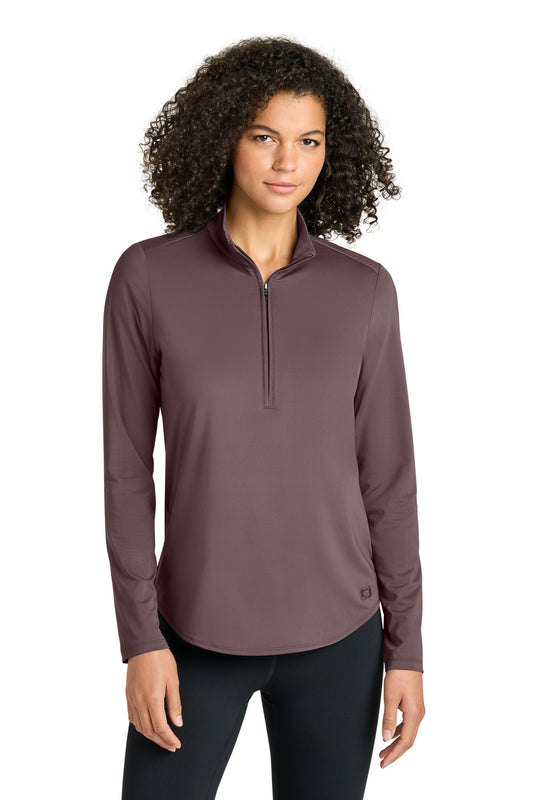 OGIO Women's Regain 1/2-Zip LOG172 - Ashen Plum