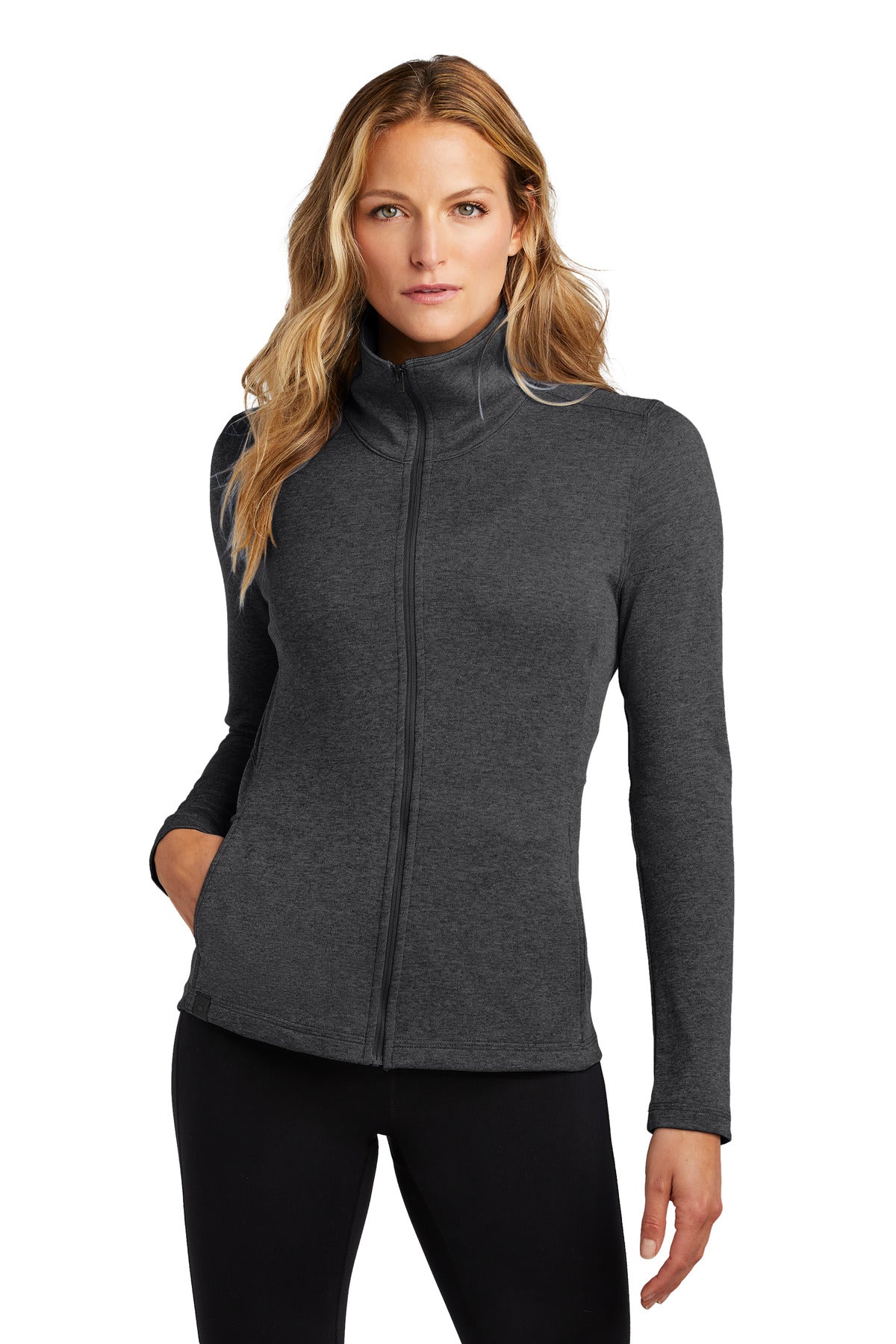 OGIO Women's Pixel Full-Zip. LOG203 - Blacktop