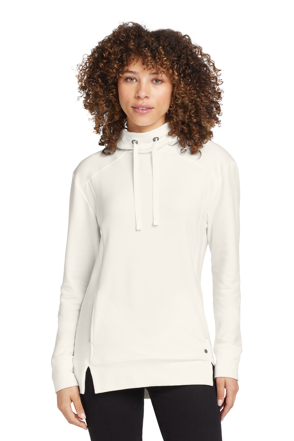 OGIO  Women's Luuma Pullover Fleece Hoodie. LOG810 - Ivory Snow