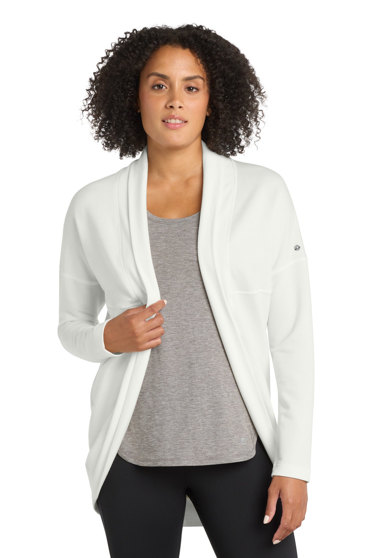 OGIO Women's Luuma Cocoon Fleece. LOG811 - Ivory Snow