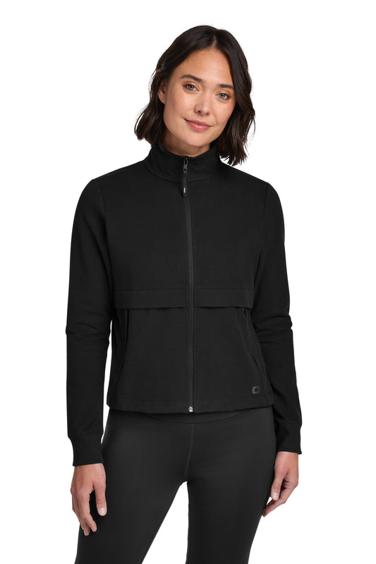 OGIO Women's Outstretch Full-Zip LOG830 - Blacktop