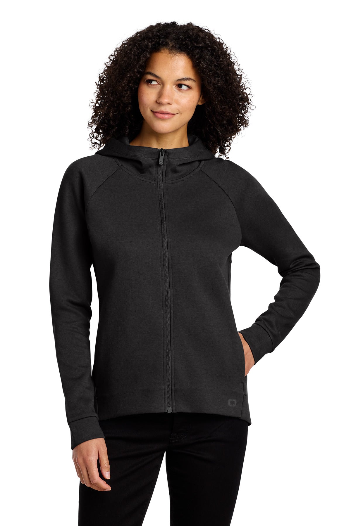 OGIO Women's Bolt Full-Zip Hoodie LOG850 - Blacktop