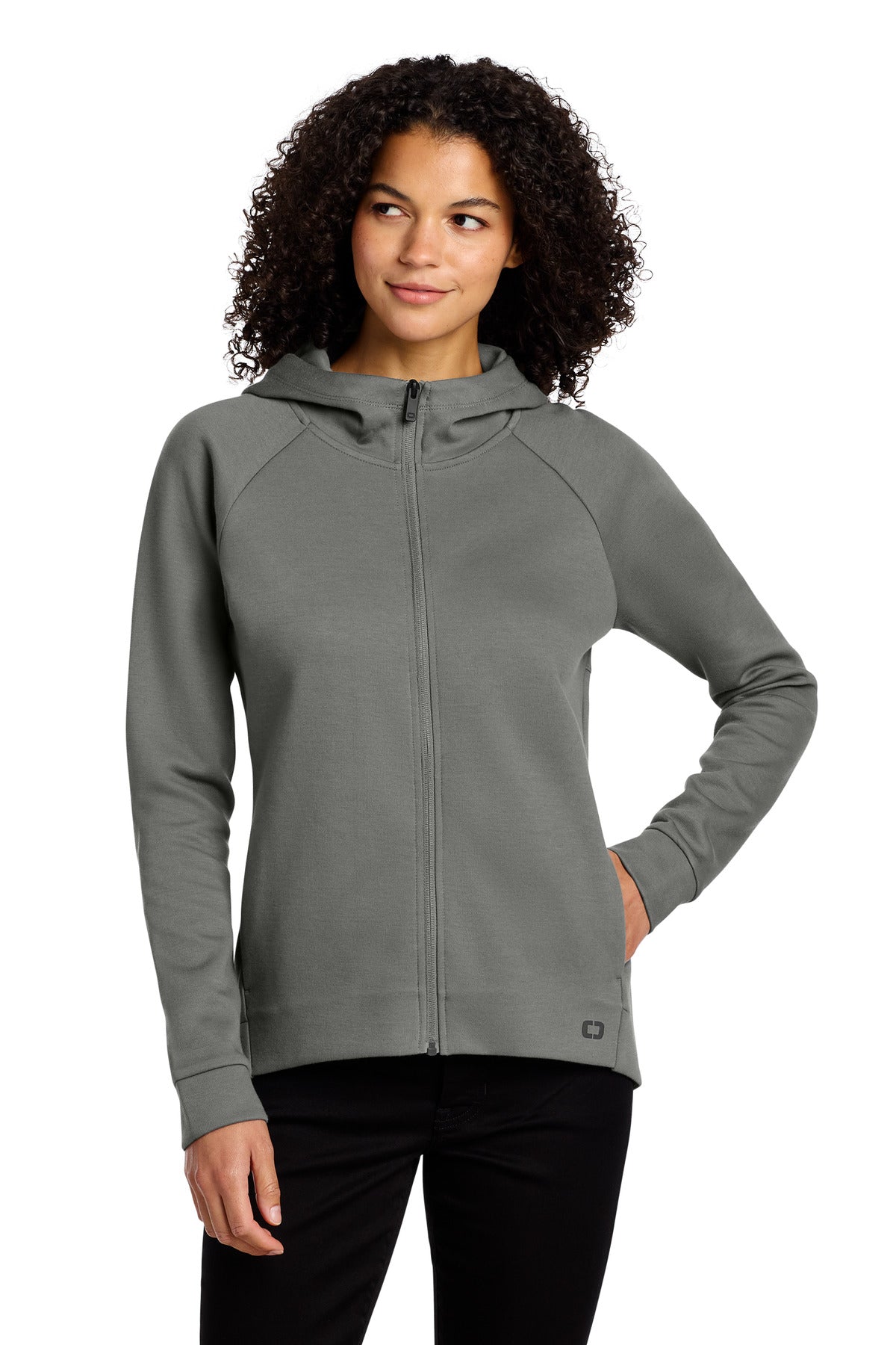 OGIO Women's Bolt Full-Zip Hoodie LOG850 - Turbo Grey