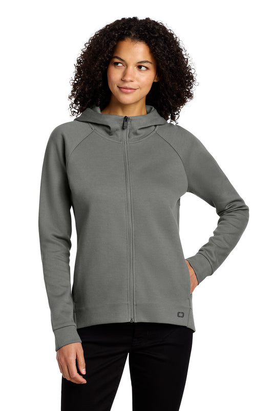 OGIO Women's Bolt Full-Zip Hoodie LOG850 - Turbo Grey