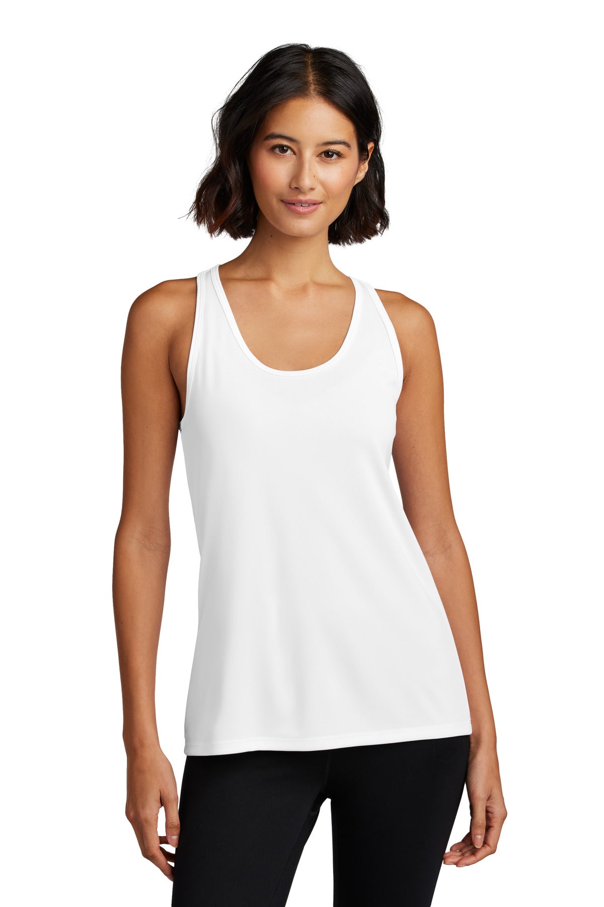 Port & Co Women's Performance Tank LPC380TT - White