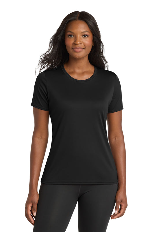 Port & Co Women's Performance Tee. LPC380 - Jet Black
