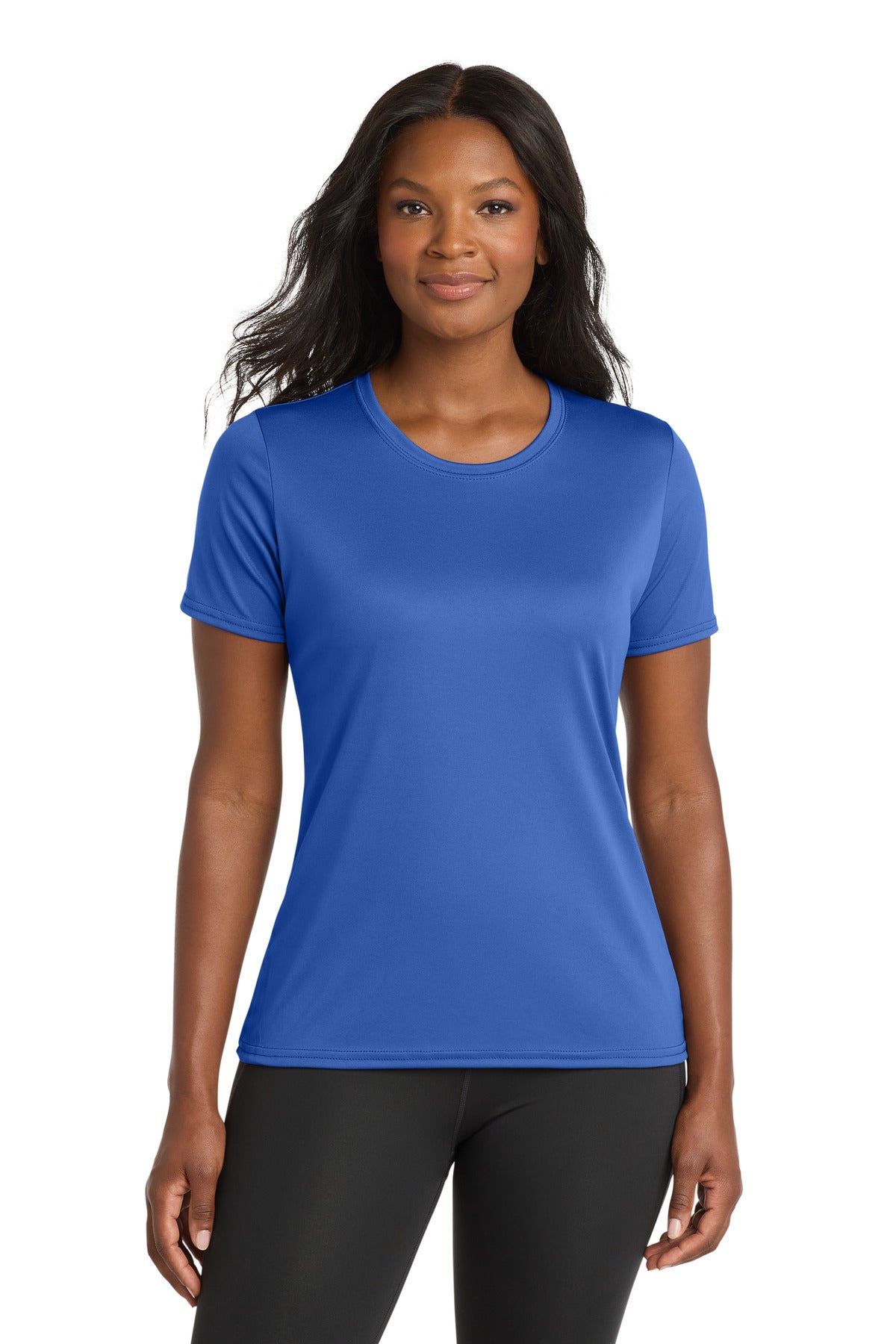Port & Co Women's Performance Tee. LPC380 - Royal