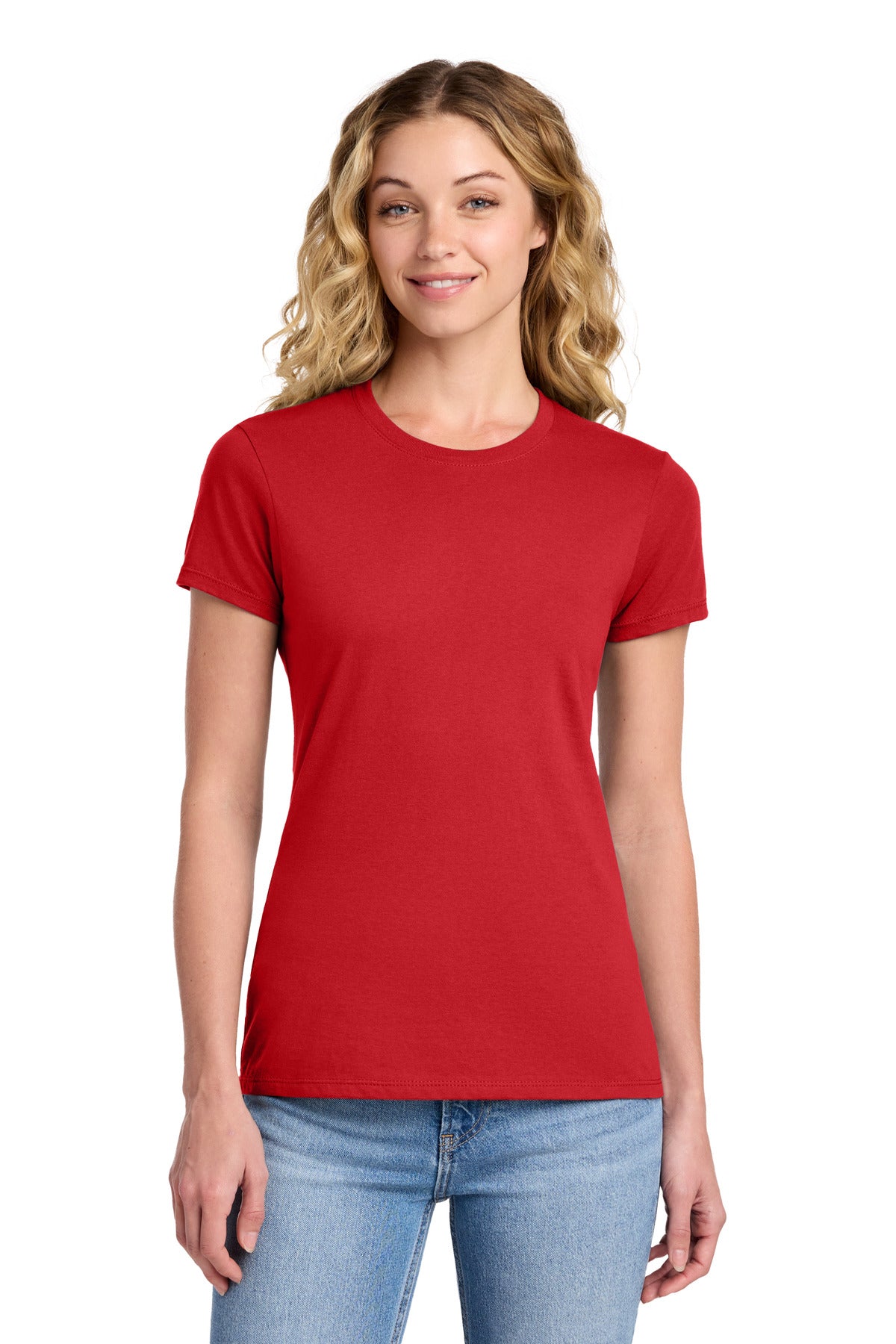 Port & Co Women's Fan Favorite Tee. LPC450 - Bright Red