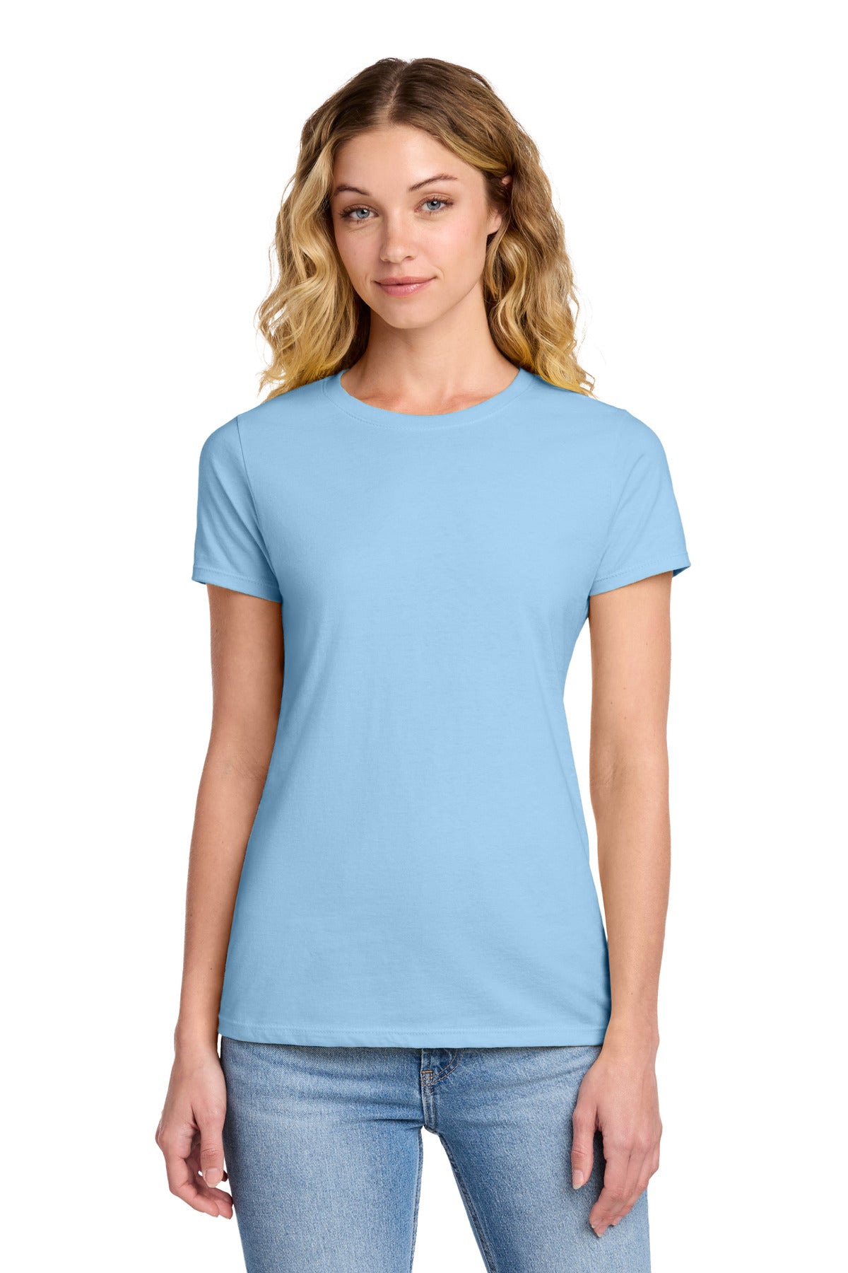 Port & Co Women's Fan Favorite Tee. LPC450 - Light Blue