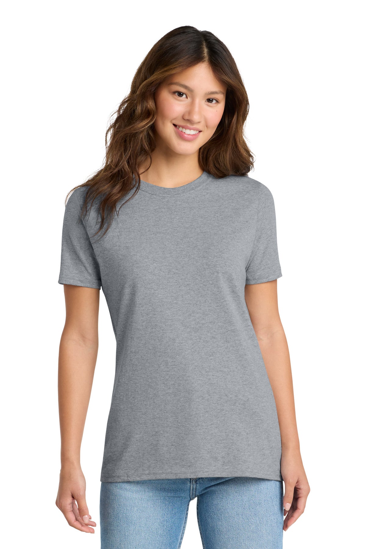Port & Co Women's Core Cotton Tee. LPC54 - Athletic Heather