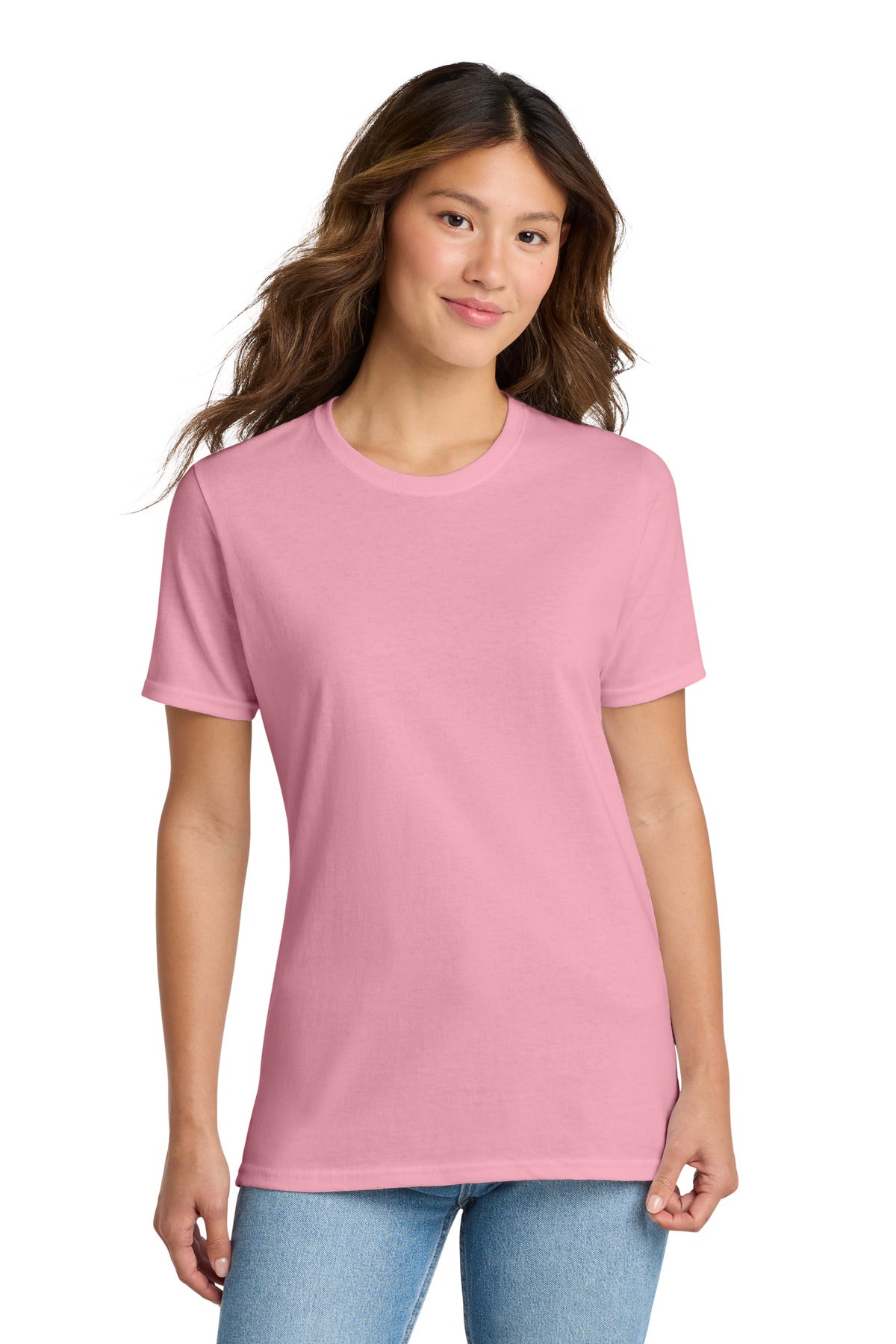 Port & Co Women's Core Cotton Tee. LPC54 - Candy Pink