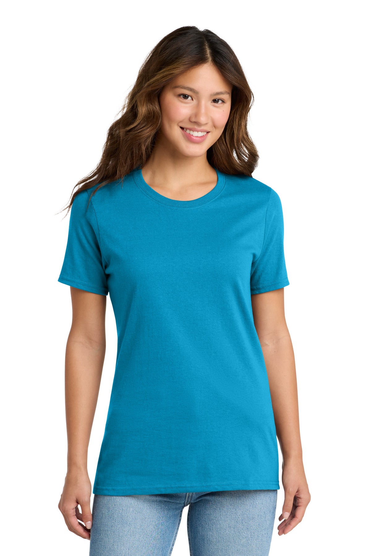 Port & Co Women's Core Cotton Tee. LPC54 - Sapphire