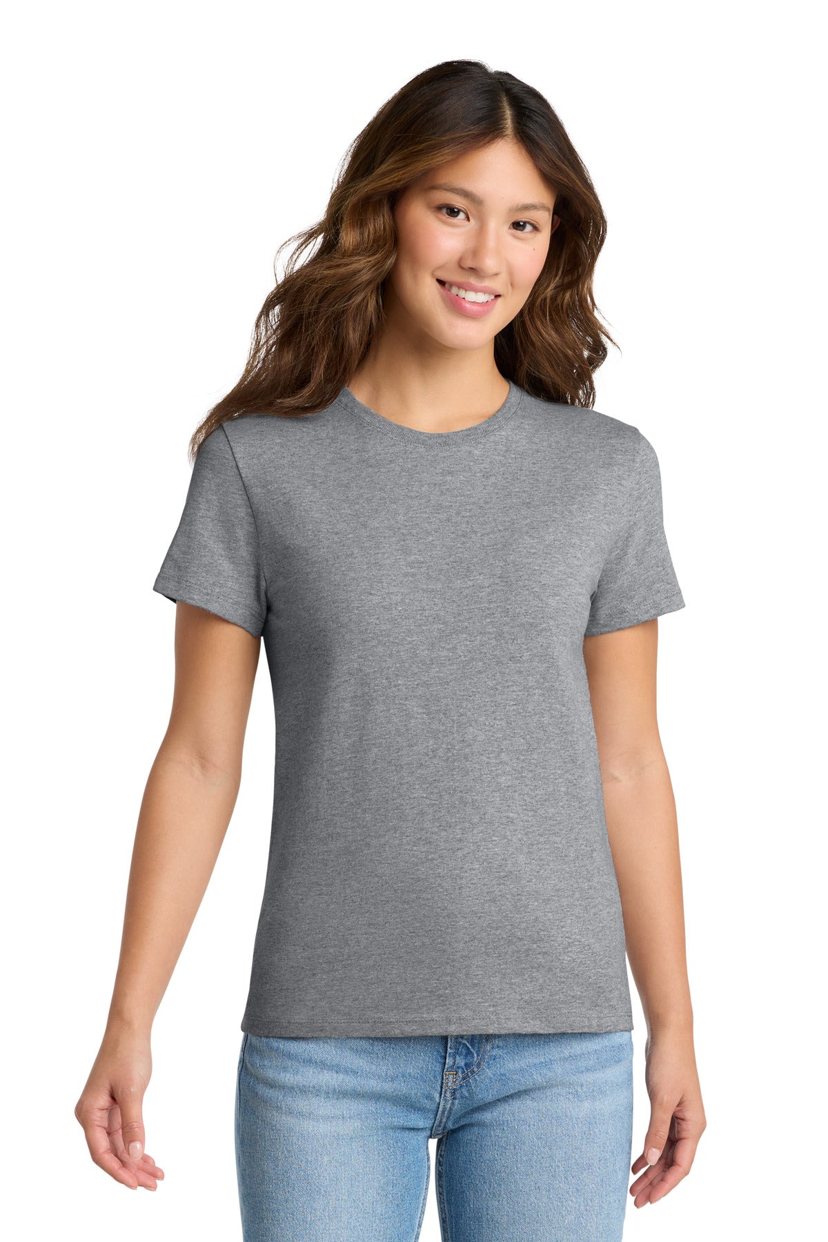 Port & Co Women's Essential Tee. LPC61 - Athletic Heather