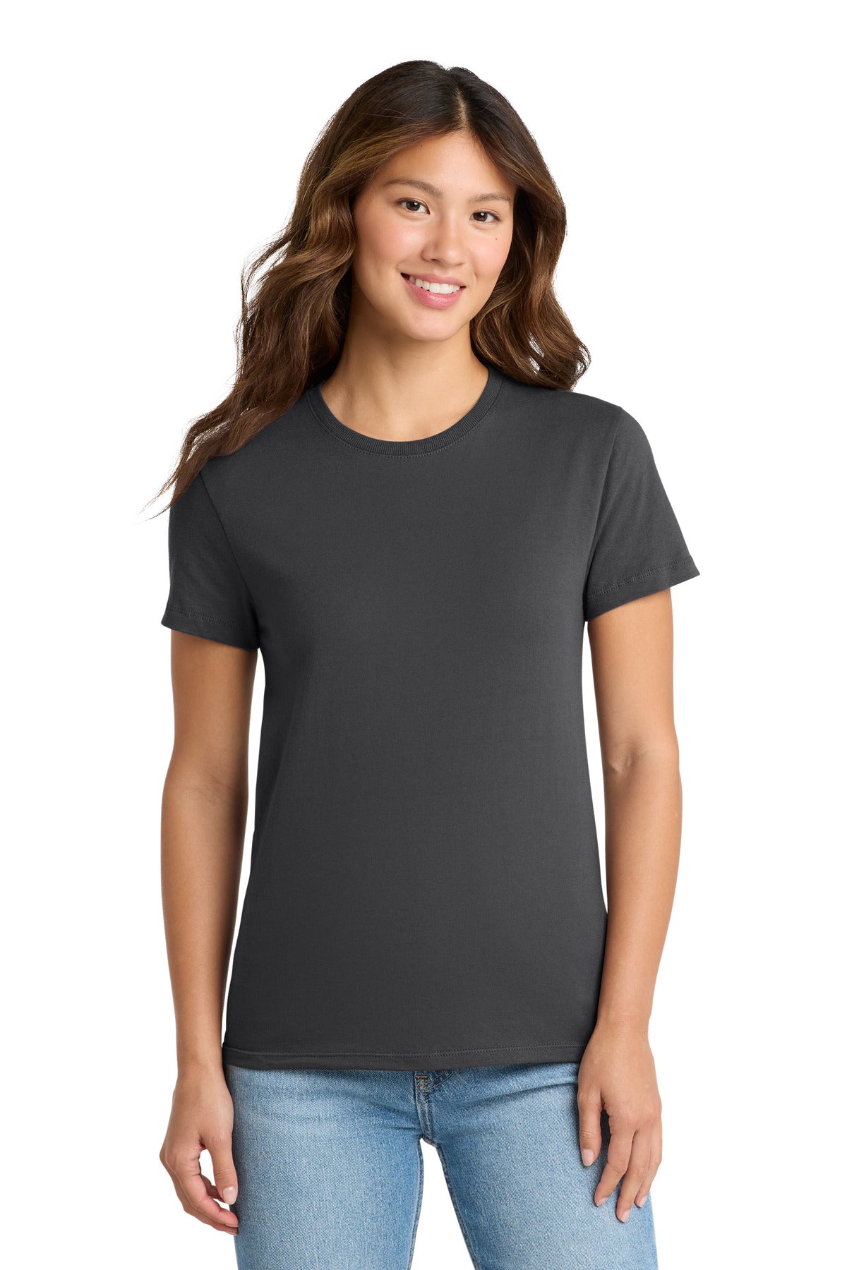 Port & Co Women's Essential Tee. LPC61 - Charcoal