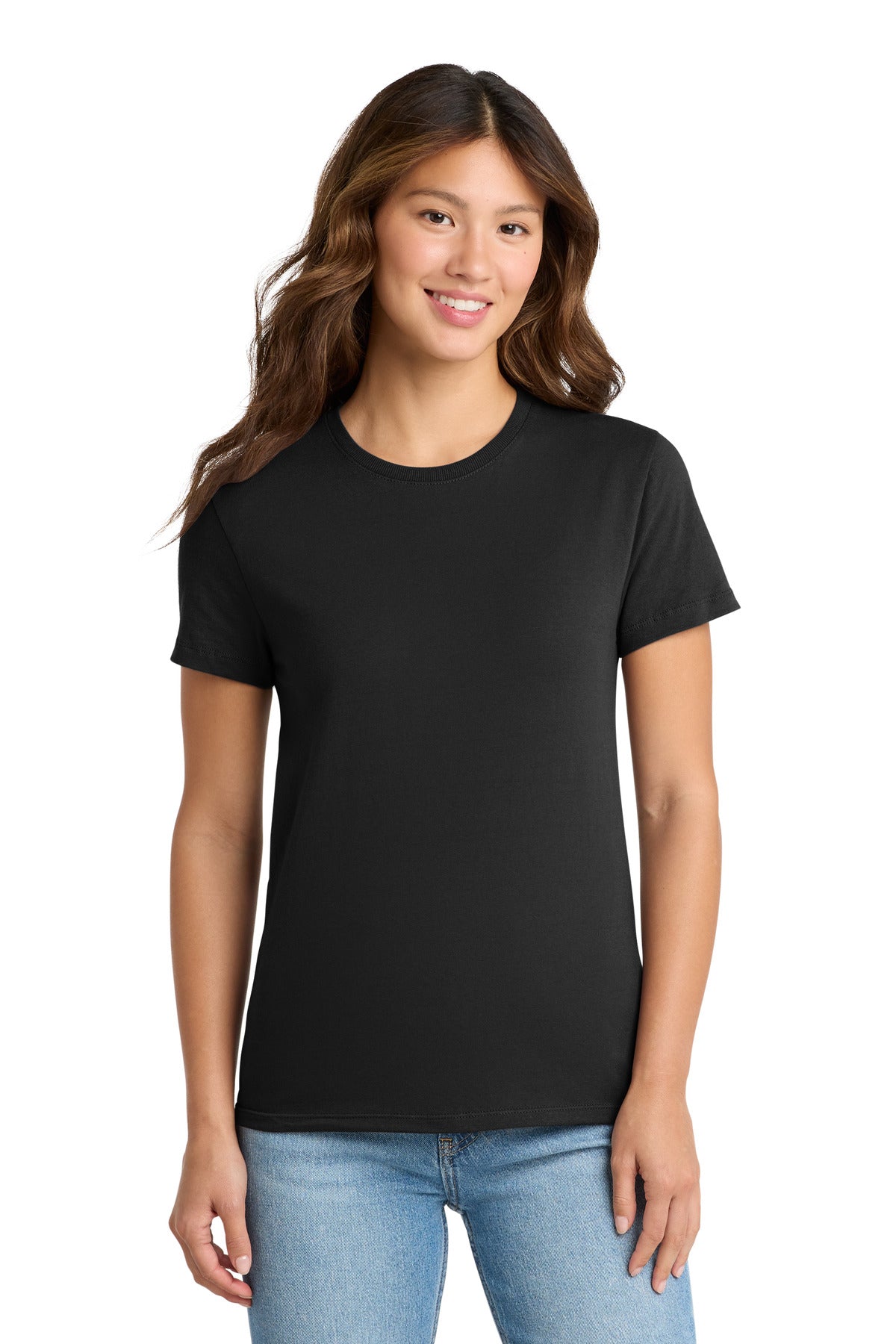 Port & Co Women's Essential Tee. LPC61 - Jet Black