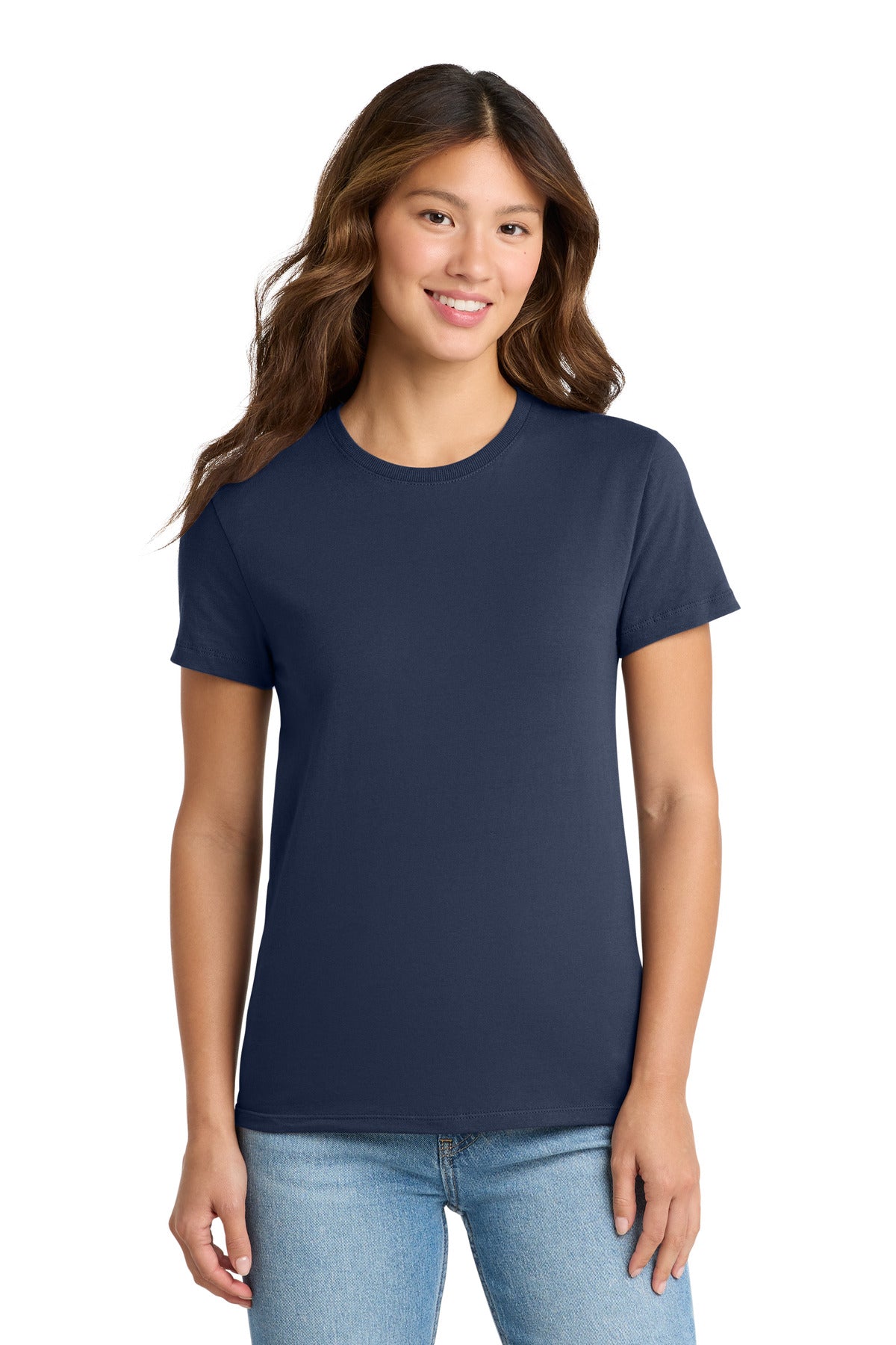 Port & Co Women's Essential Tee. LPC61 - Navy