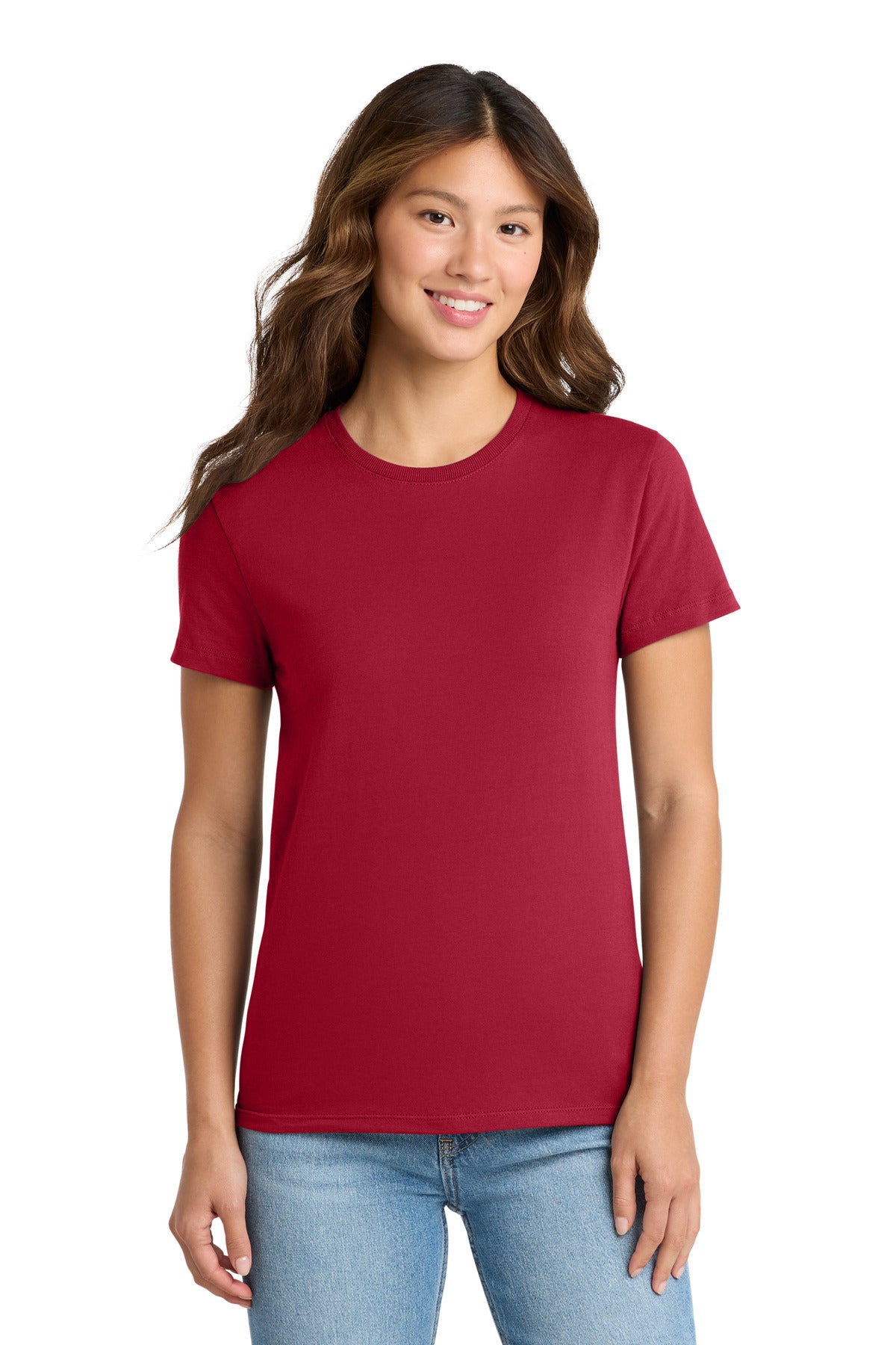 Port & Co Women's Essential Tee. LPC61 - Red