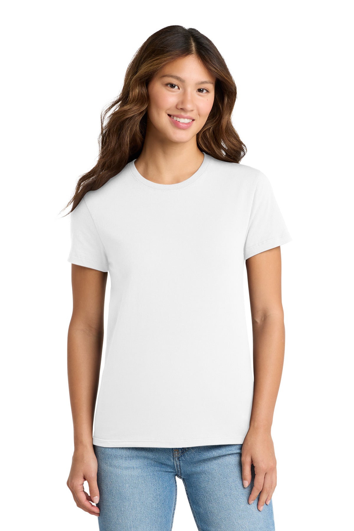 Port & Co Women's Essential Tee. LPC61 - White