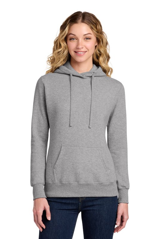 Port & Co Women's Core Fleece Pullover Hooded Sweatshirt LPC78H - Athletic Heather