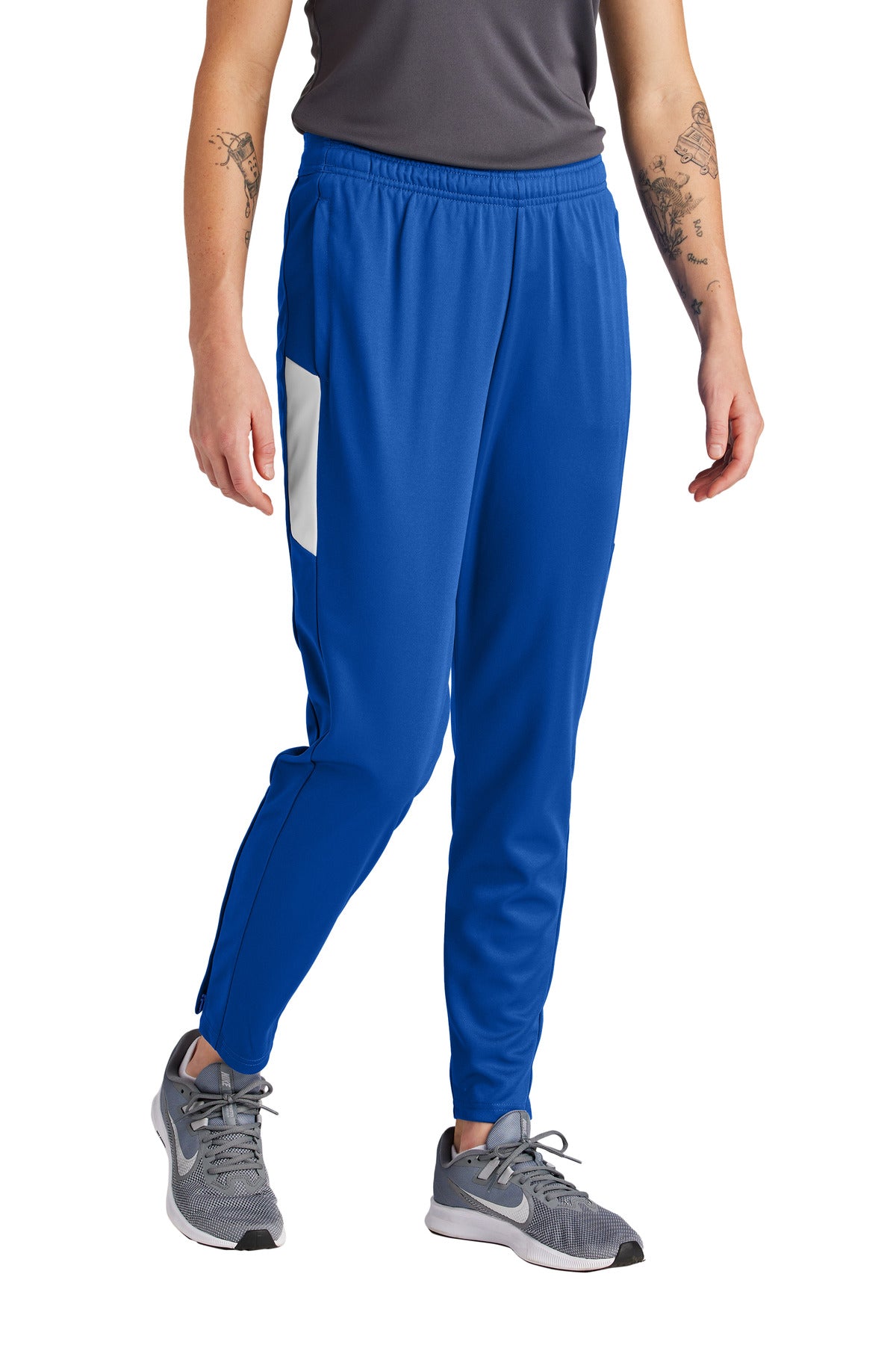 Sport-Tek Women's Travel Pant LPST800 - True Royal/ White