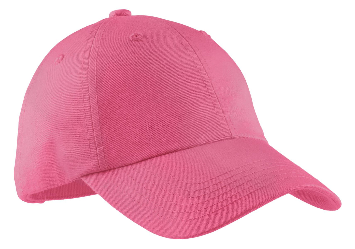 Port Authority Women's Garment-Washed Cap. LPWU - Bright Pink