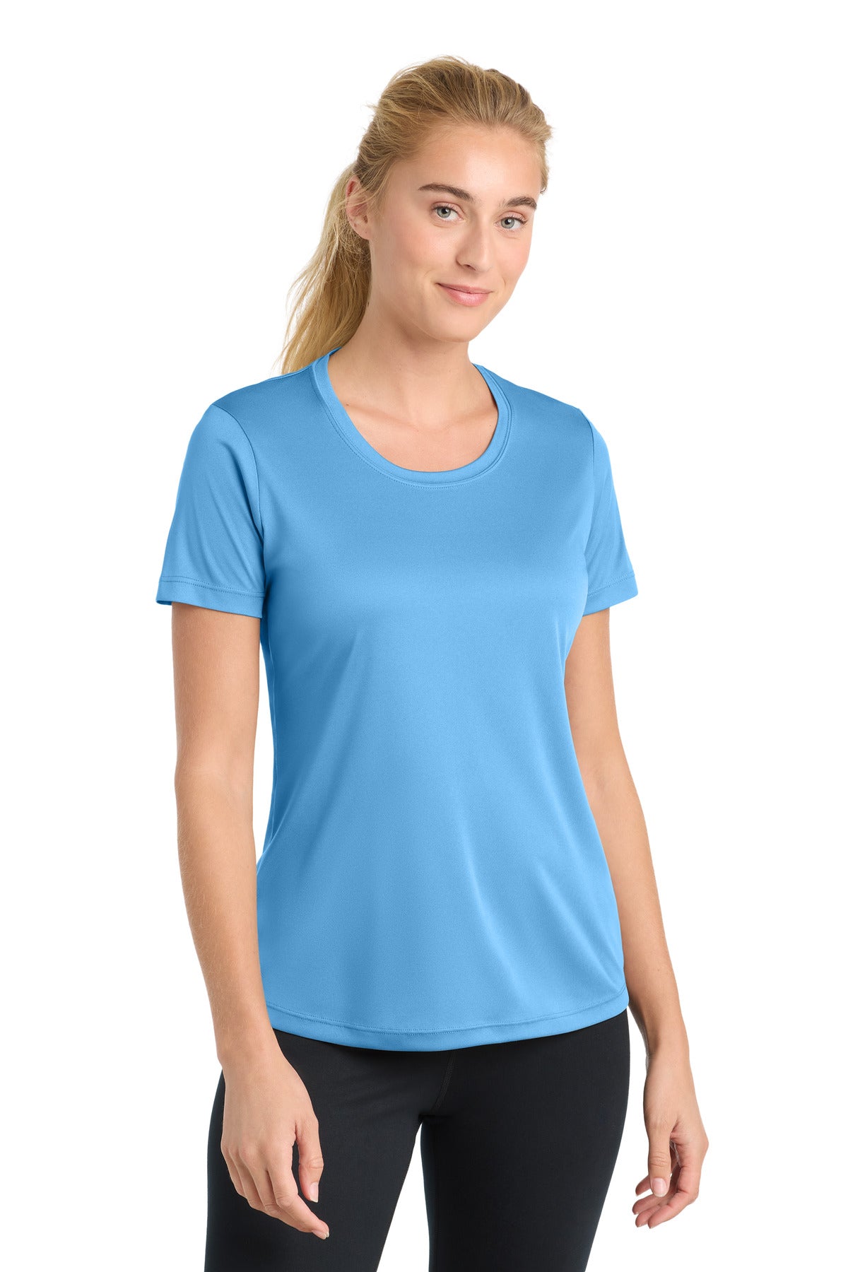 Sport-Tek Women's PosiCharge Competitor Tee. LST350 - Carolina Blue