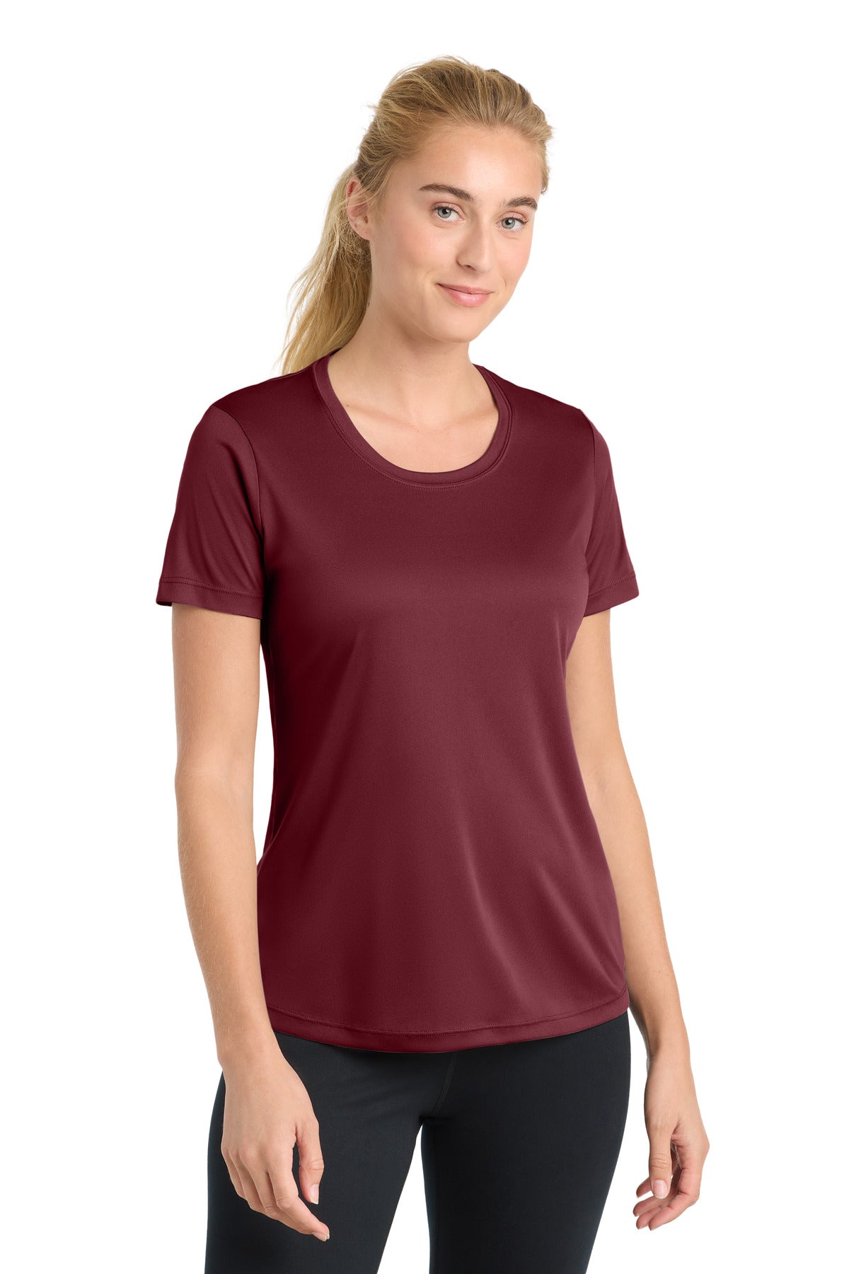 Sport-Tek Women's PosiCharge Competitor Tee. LST350 - Maroon