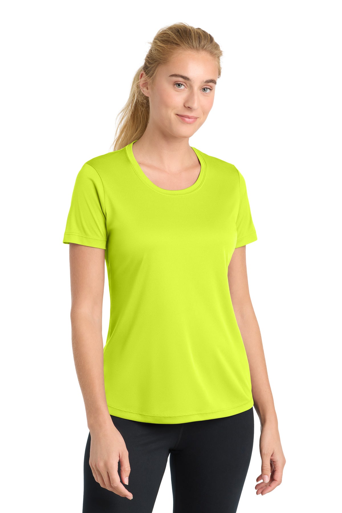 Sport-Tek Women's PosiCharge Competitor Tee. LST350 - Neon Yellow