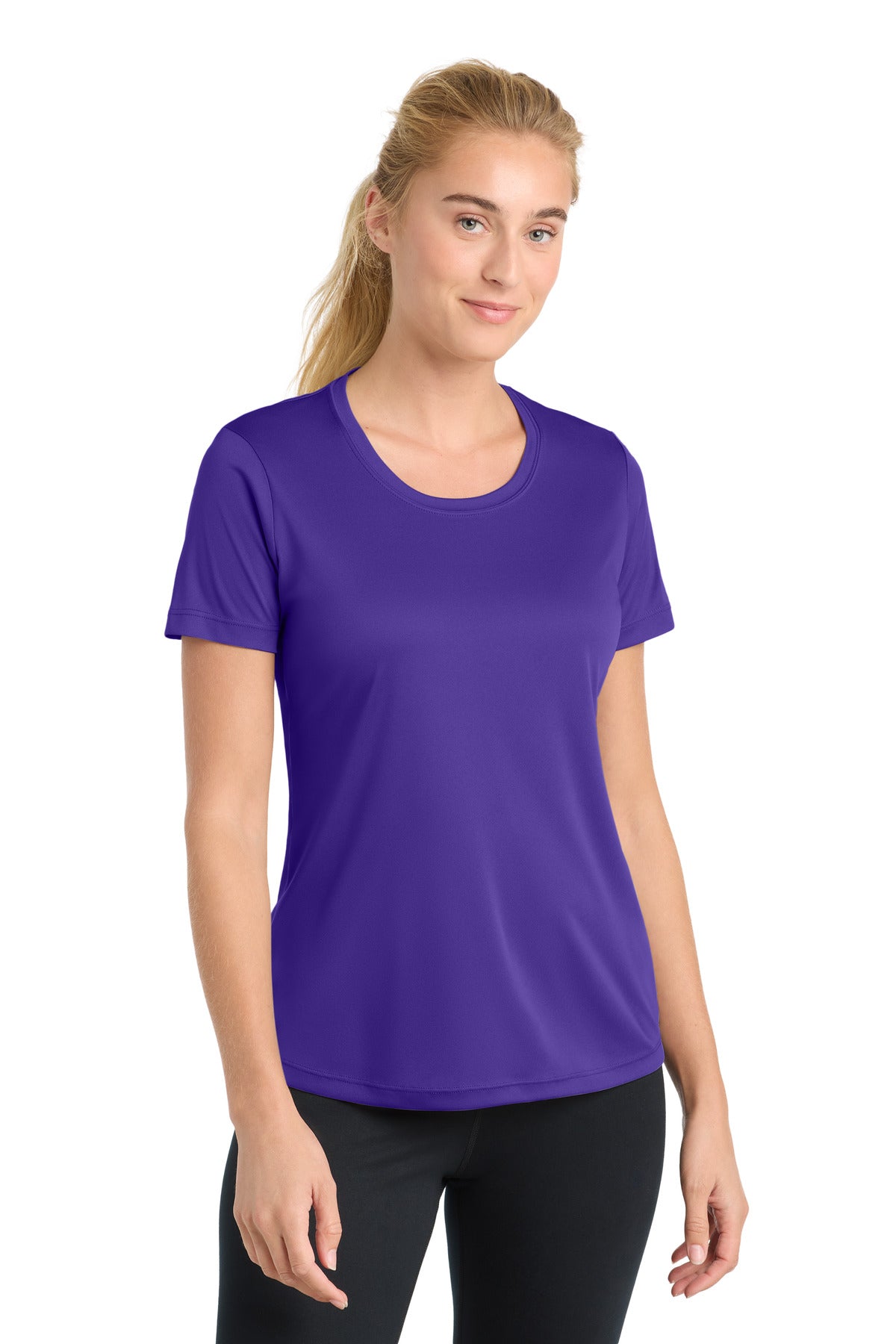 Sport-Tek Women's PosiCharge Competitor Tee. LST350 - Purple
